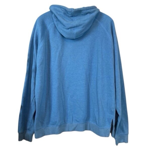 Colosseum Delaware State Hornets Hoodie Sweatshirt Jacket Blue Red Size Large - Picture 2 of 11